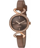 Buy Esprit Ladies Fontana Soft Crystal Brown Watch online