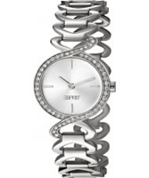 Buy Esprit Ladies Fontana Crystal Silver Watch online