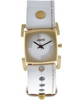 Buy Levis Ladies White Leather Strap With White Dial Watch online