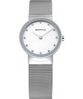 Buy Bering Time Ladies Silver Mesh Watch online