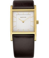 Buy Bering Time Ladies White Brown Watch online