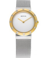 Buy Bering Time Ladies Silver Mesh Watch online