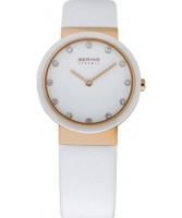 Buy Bering Time Ladies Ceramic Rose White Watch online