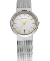 Buy Bering Time Ladies Silver Mesh Watch online