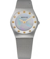 Buy Bering Time Ladies Silver Mesh Watch online