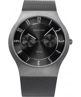 Buy Bering Time Mens Grey Multifunction Watch online