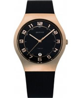 Buy Bering Time Mens Black Mesh Watch online