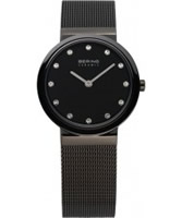 Buy Bering Time Ladies Ceramic Grey Mesh Watch online