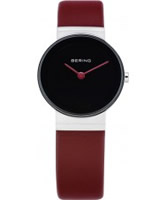 Buy Bering Time Ladies Black Red Watch online