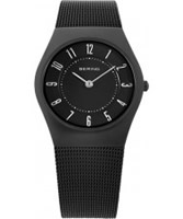 Buy Bering Time Ladies All Black Mesh Watch online