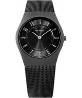 Buy Bering Time Black Grey Mesh Watch online