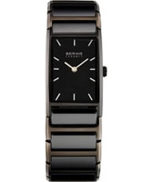 Buy Bering Time Ladies Ceramic Black Grey Watch online