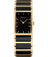 Buy Bering Time Ladies Ceramic Black Rose Watch online