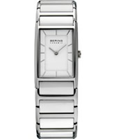 Buy Bering Time Ladies Ceramic White Silver Watch online