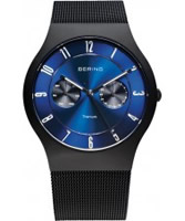 Buy Bering Time Mens Blue Multifunction Watch online