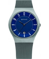 Buy Bering Time Mens Blue Grey Watch online