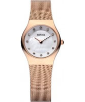 Buy Bering Time Ladies Rose Gold Classic Mesh Watch online