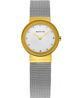 Buy Bering Time Ladies Gold and Silver Classic Mesh Watch online