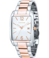 Buy Cross Mens Gotham White Rose Gold Watch online