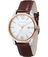 Buy Cross Mens Gotham White Brown Watch online