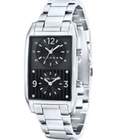 Buy Cross Mens Gotham Black Silver Watch online