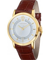 Buy Cross Mens Cambria White Brown Watch online