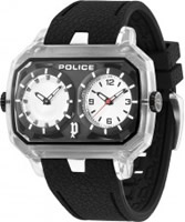 Buy Police Mens Hydra Black Silver Watch online