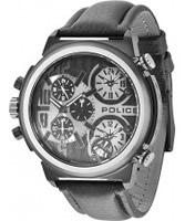 Buy Police Mens Grey Python Chronograph Watch online
