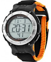 Buy Timberland Mens Ossipee Orange Nylon Watch online