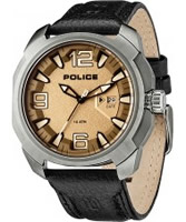 Buy Police Mens Brown Texas Watch online