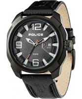 Buy Police Mens Black Texas Watch online