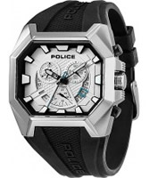 Buy Police Mens Silver Hunter Chronograph Watch online