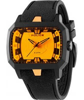 Buy Police Mens Orange Hydra Watch online