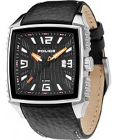 Buy Police Mens Orange and Black Patrol Watch online