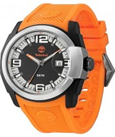 Buy Timberland Mens Lynnwood Orange Silicone Strap Watch online