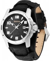 Buy Timberland Mens Durham Black Leather Watch online