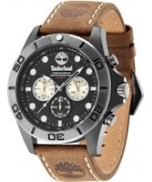 Buy Timberland Mens Black Brown Northfield Chronograph Watch online