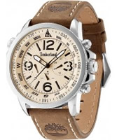 Buy Timberland Mens Beige Brown Campton Watch online