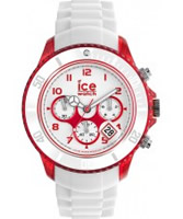 Buy Ice-Watch Mens White and Red Ice-Party Big Big Watch online