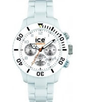 Buy Ice-Watch Mens Chrono White Plastic Watch online