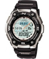 Buy Casio Mens Dual Display Thermosensor Watch online