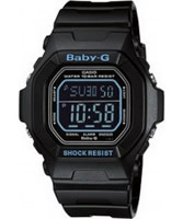 Buy Casio Ladies Baby-G Digital All Black Watch online