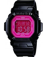 Buy Casio Ladies Baby-G Pink Black Watch online