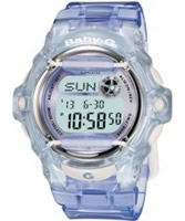 Buy Casio Ladies Baby-G Blue Digital Watch online