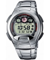 Buy Casio Mens Digital Silver Watch online