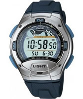 Buy Casio Mens Illuminator Grey Black Digital Watch online