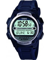 Buy Casio Mens Blue Resin Strap Digital Referee Watch online