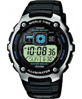 Buy Casio Mens All Black Digital Watch online