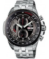 Buy Casio Mens Edifice Black Steel Watch online