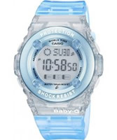 Buy Casio Ladies Baby-G Chronograph Blue Watch online